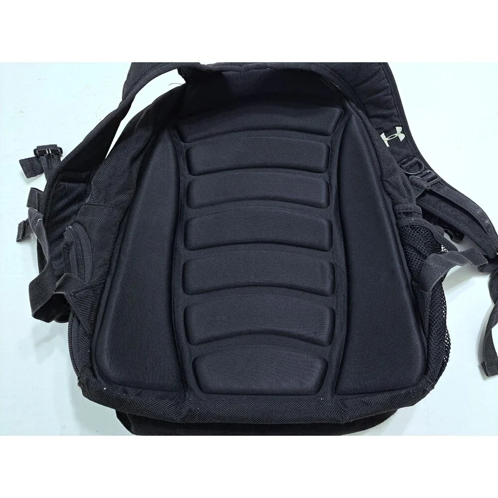 Under Armour Storm Hustle Backpack Gray Black Gym School Travel